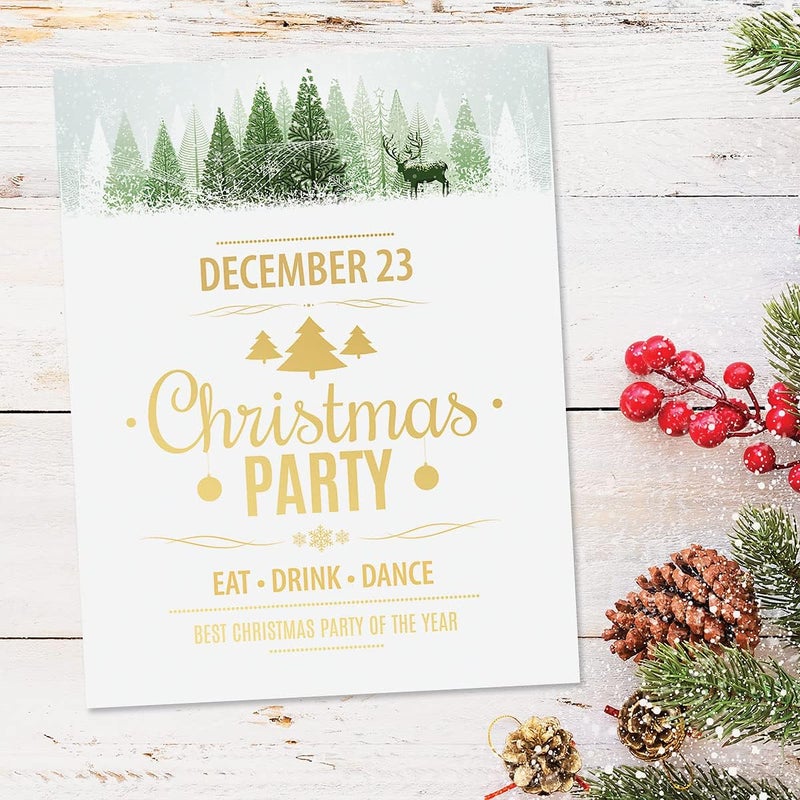 Current Winter Wonderland Stationery - Christmas Holiday Letters, Computer Printer Paper, 25 Sheets, 8½ x 11 Inch, by - Image 3